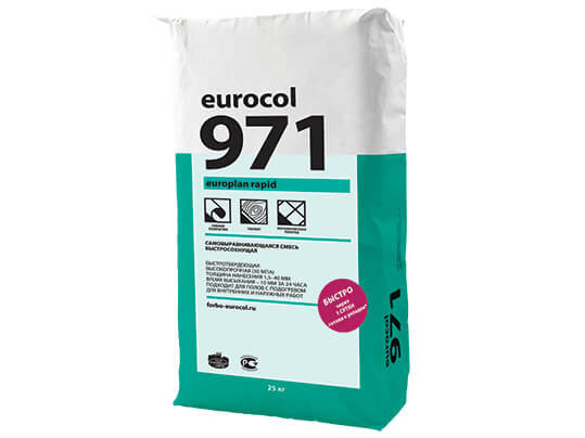971 Europlan Rapid смесь сухая напольная - 25кг
